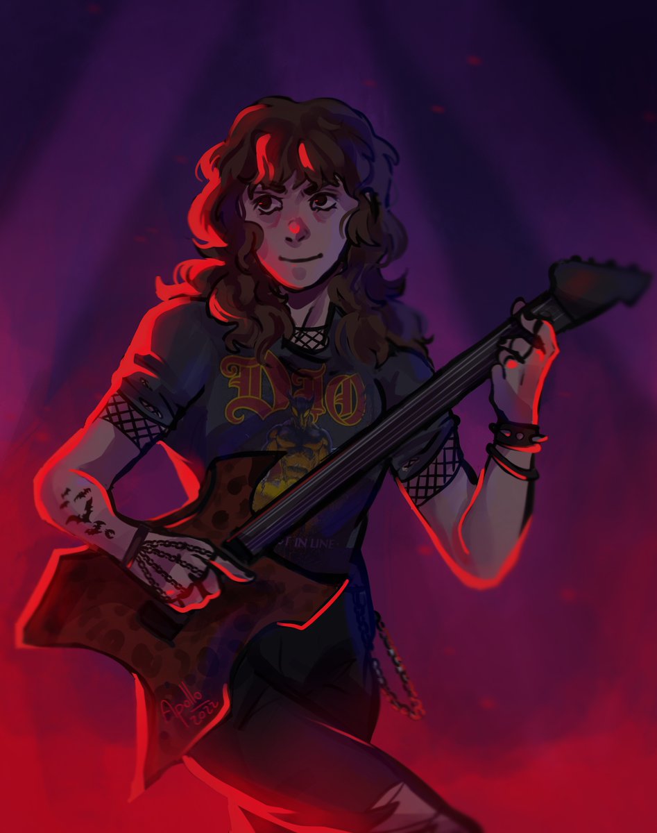 apollosartzz's tweet photo. Got rockstar eddie on the mind so heres an old drawing👨‍❤️‍👨 
#StrangerThings https://t.co/HjcriQfnO0