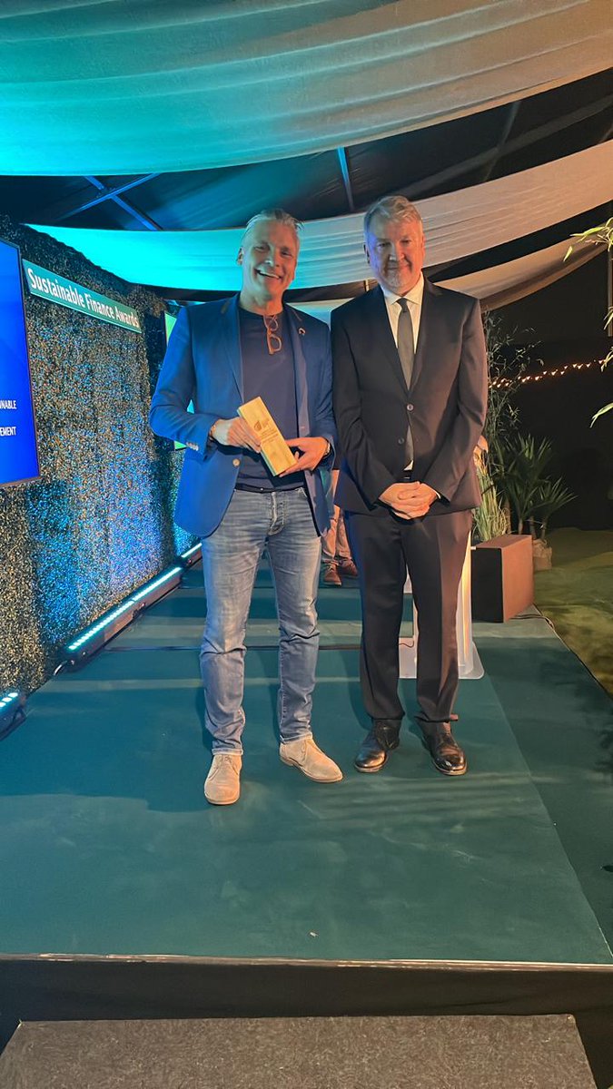 Winning the award for Leadership in #SustainableFinance within Jersey's investment management sector is <a href="/AffinityPW/">Affinity Private Wealth</a> ! Congratulations!🏆👏👏