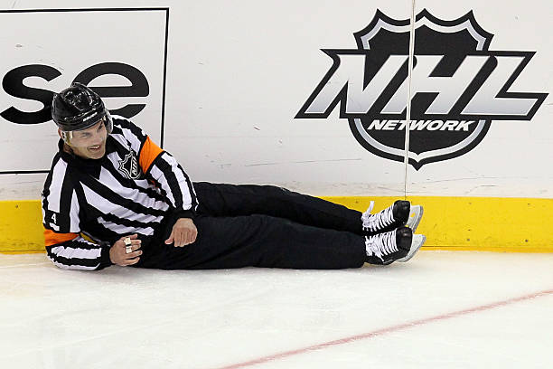 SWATKat18's tweet photo. @FSL8_Stan @SkilliterStan RT @ScoutingTheRefs: Where's Wes?  NHL Referee Wes McCauley with another night off, just lounging around, still waiting for his 2022-23 NHL season debut... #WheresWes? https://t.co/b42iWm9jXT