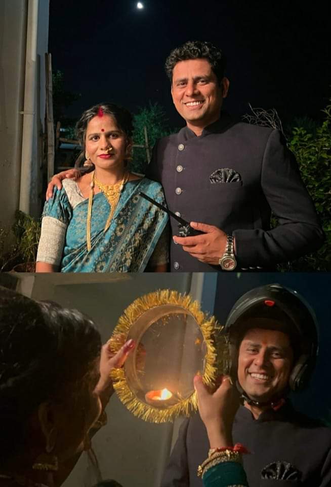 “पति की लम्बी उम्र के लिए दीजिए सुरक्षित सफ़र का उपहार..।” 🪖🏍
करवाचौथ की हार्दिक शुभकामनाएं🎉❤️