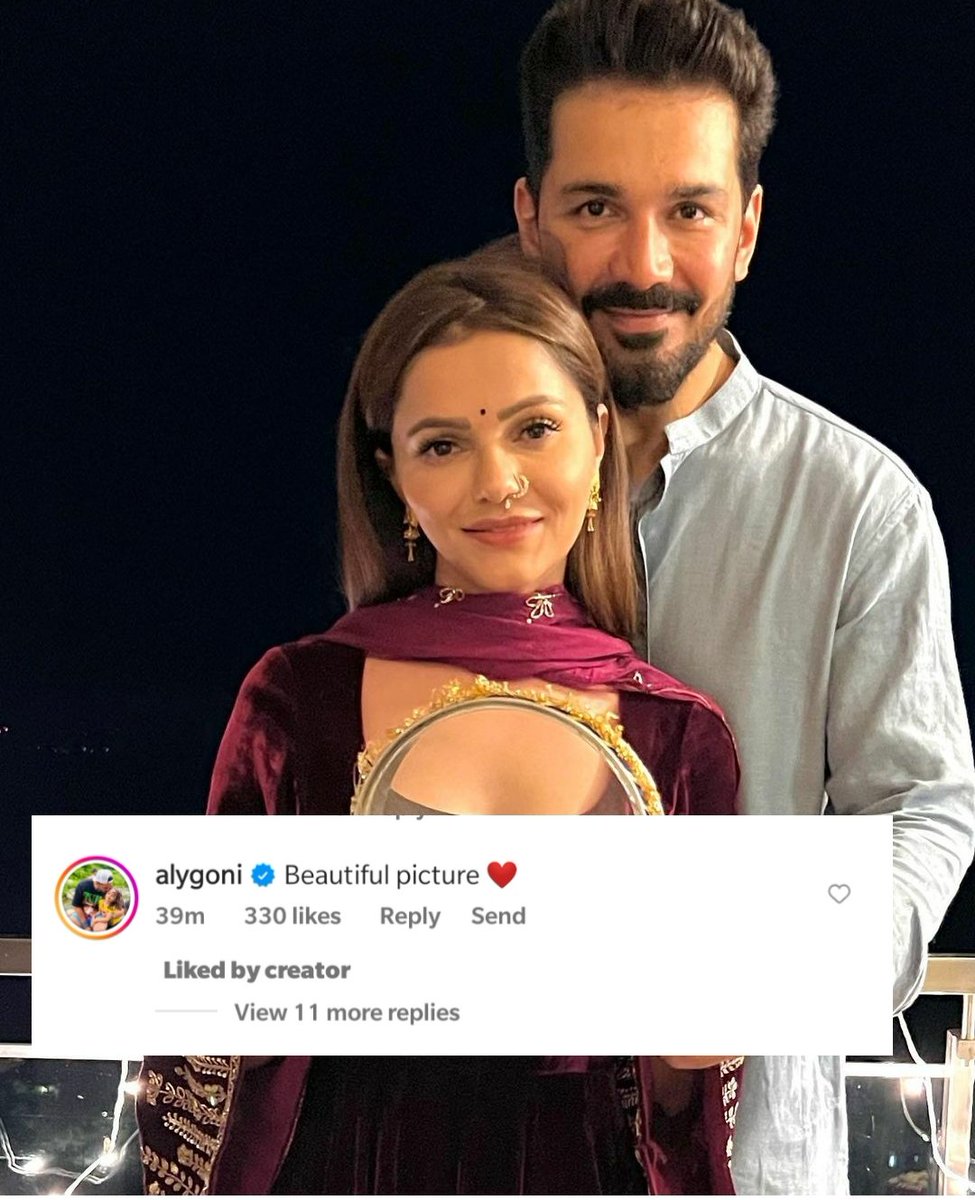 magicboyy3's tweet photo. I like the way Ruby comment on Jasmin Aly post 
So did Aly did comment on Rubina abhinav post 🥺❤️
The bond of Rubina Aly is ❤️🚶
#rubinadilaik #Alygoni #Rubily https://t.co/1rn5SS21dd