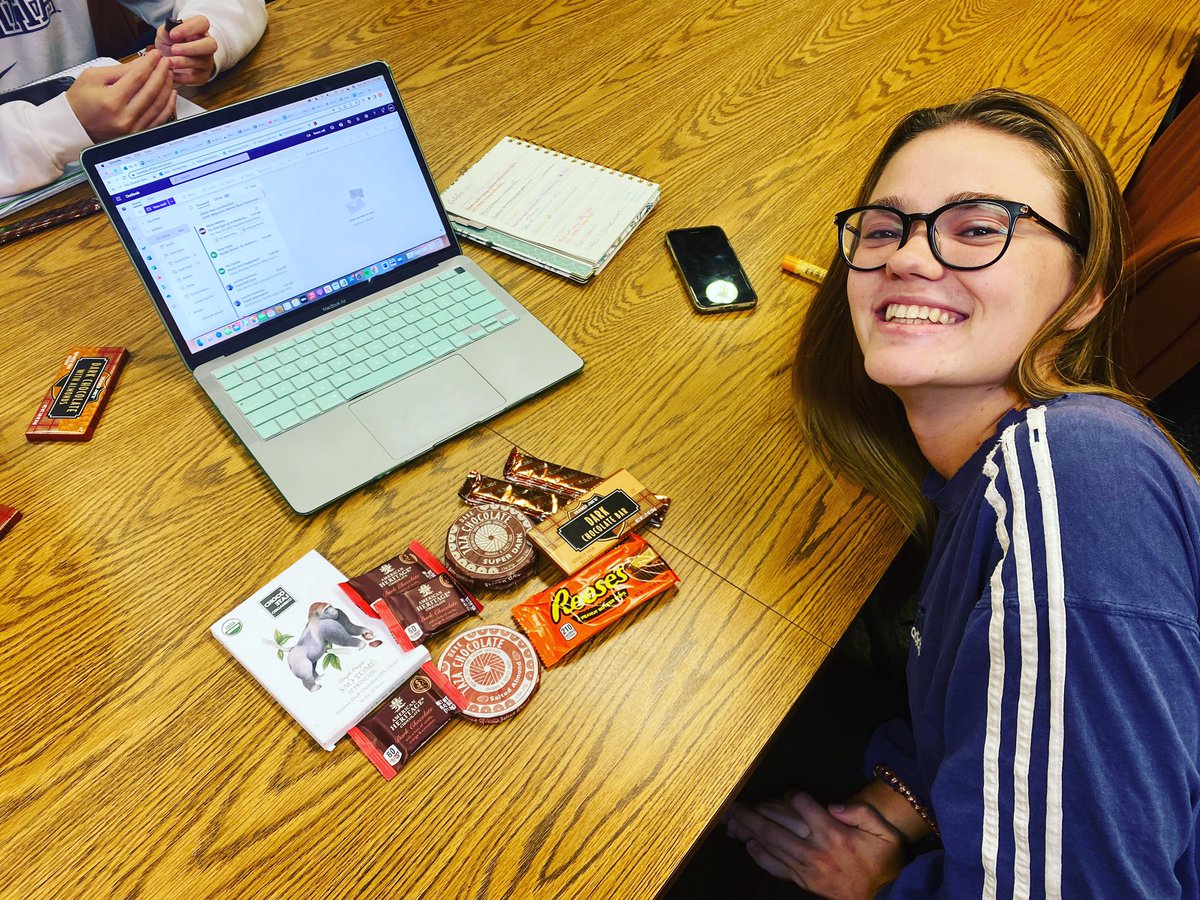 That thing if when you’ve hoarded your Topical Seminar tasting chocolates all semester. #shareplease