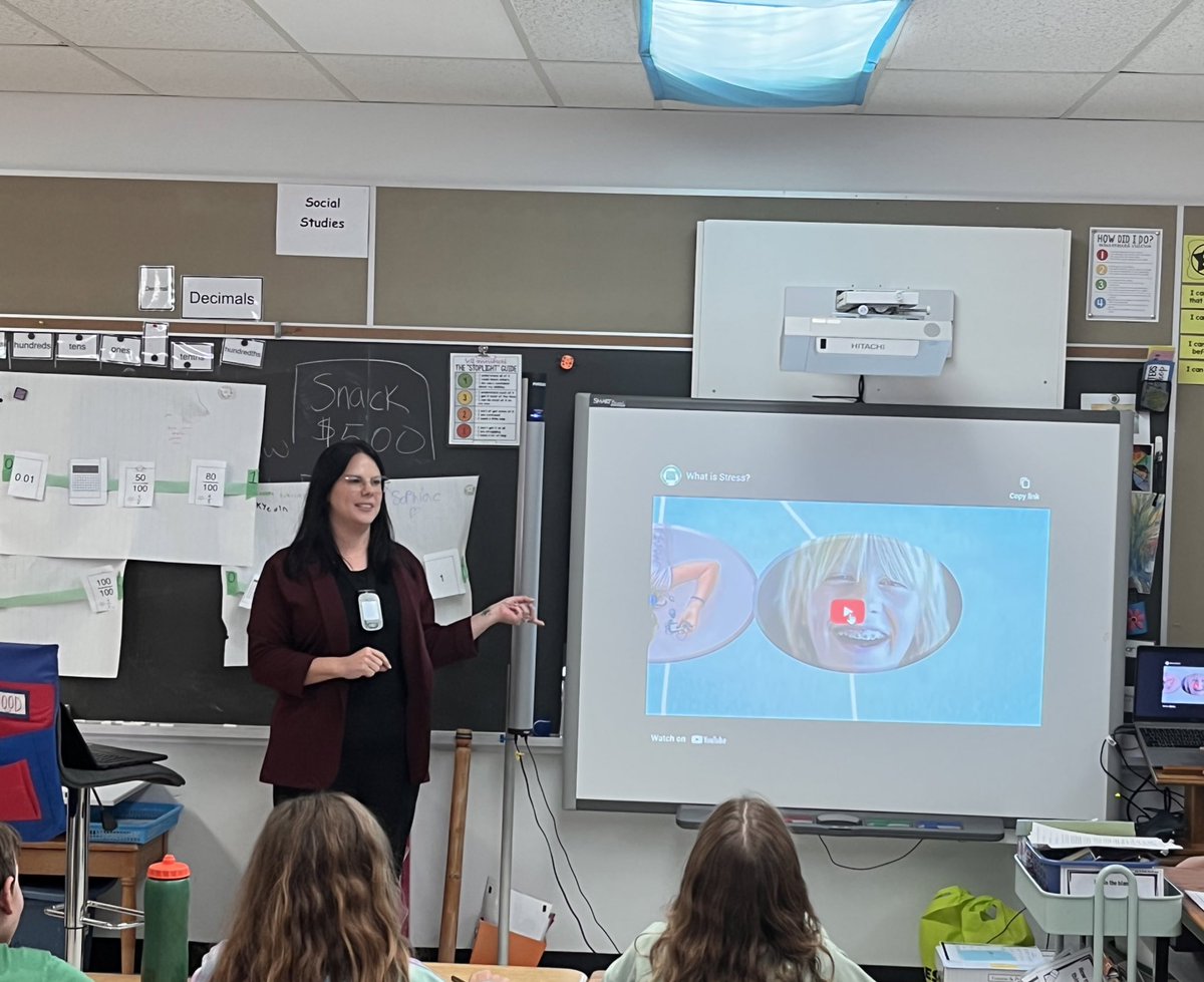 Our Mental Health Counsellor facilitating learning at the classroom level on anxiety reduction strategies in our junior division <a href="/TLDSB/">TLDSB</a> <a href="/HarveySteph/">Stephanie Harvey (she/her)</a> <a href="/Cheywd1/">Cheyenne Wood</a> <a href="/PineGlenPS/">Pine Glen PS</a>