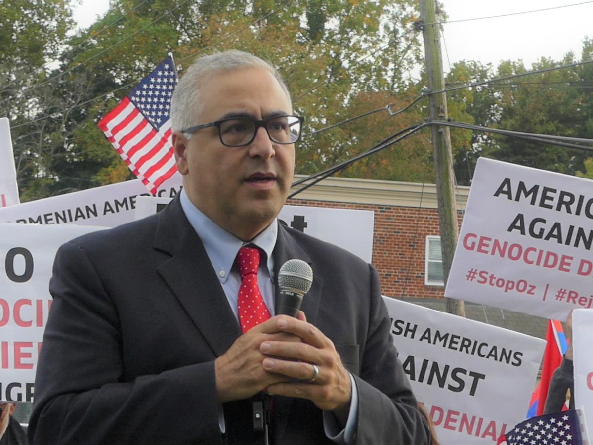 ANCA_DC's tweet photo. Organizers of the protest included the @ANCA_DC, @ANCA_ER, and @ANCPA local affiliates, @RabbiShmuley, who leads the World Values Network, and  @HellenicLeaders. #StopOz https://t.co/HShpNlxM1t