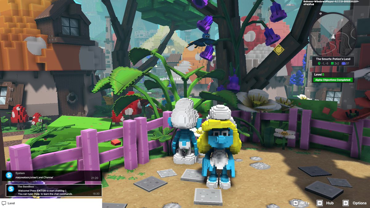KelCag's tweet photo. @TheSandboxGame I just participated in The Smurfs Giveaway for a chance to win a Season 3 Alpha Pass! Check out my screenshot below! 👇 https://t.co/ZC4934o086