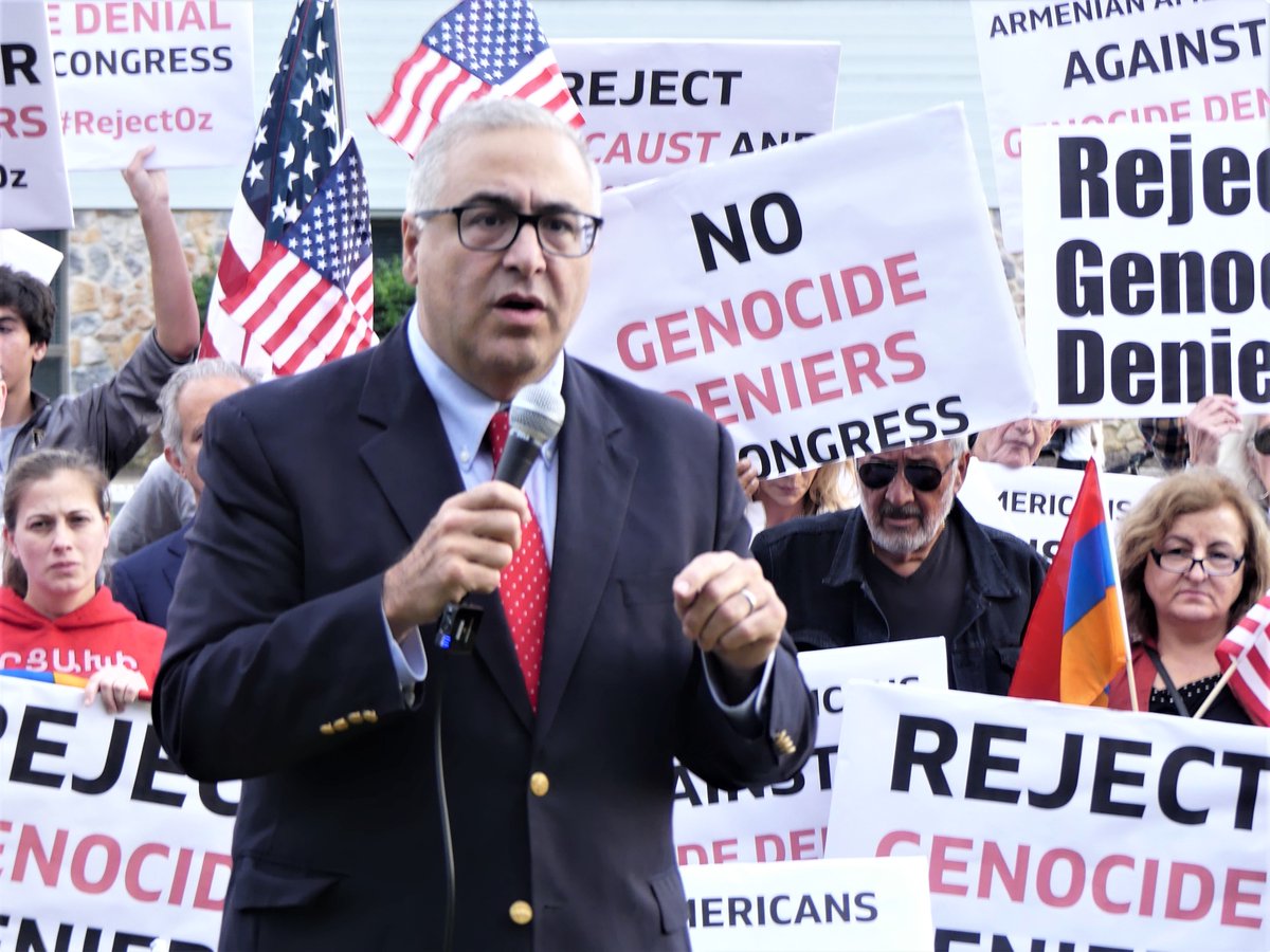 ANCA_DC's tweet photo. Organizers of the protest included the @ANCA_DC, @ANCA_ER, and @ANCPA local affiliates, @RabbiShmuley, who leads the World Values Network, and  @HellenicLeaders. #StopOz https://t.co/HShpNlxM1t