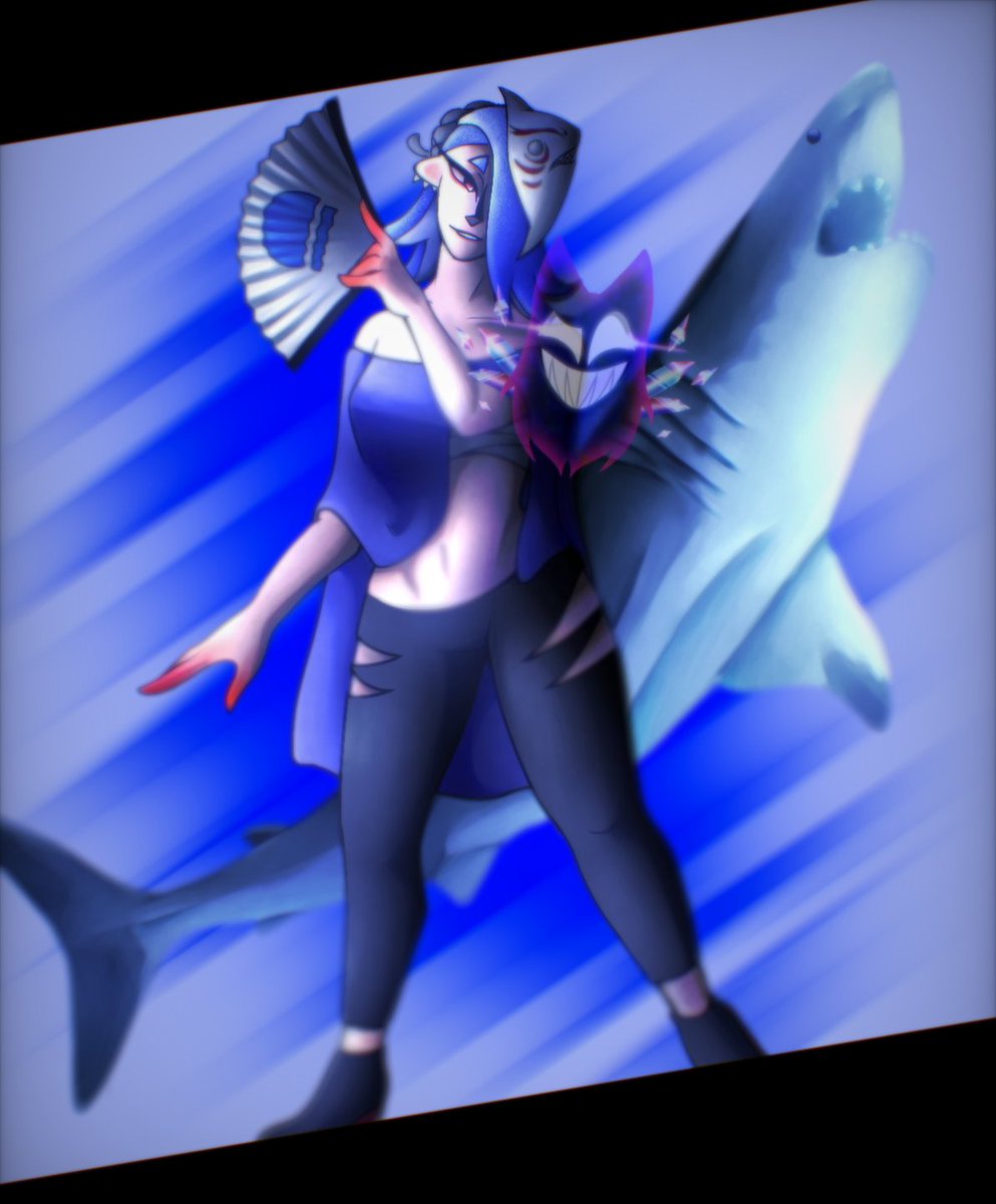 YataShark's tweet photo. Drew #shiver from #splatoon3, I instantly fell in love with her when I knew she was related to sharks. So decided to draw her. And yes, I somehow managed to make characters look good in my style, they always looked weird.

Hope ya like it

#splatooncharacter #splatoon3fanart https://t.co/9bZ5XdFJIz