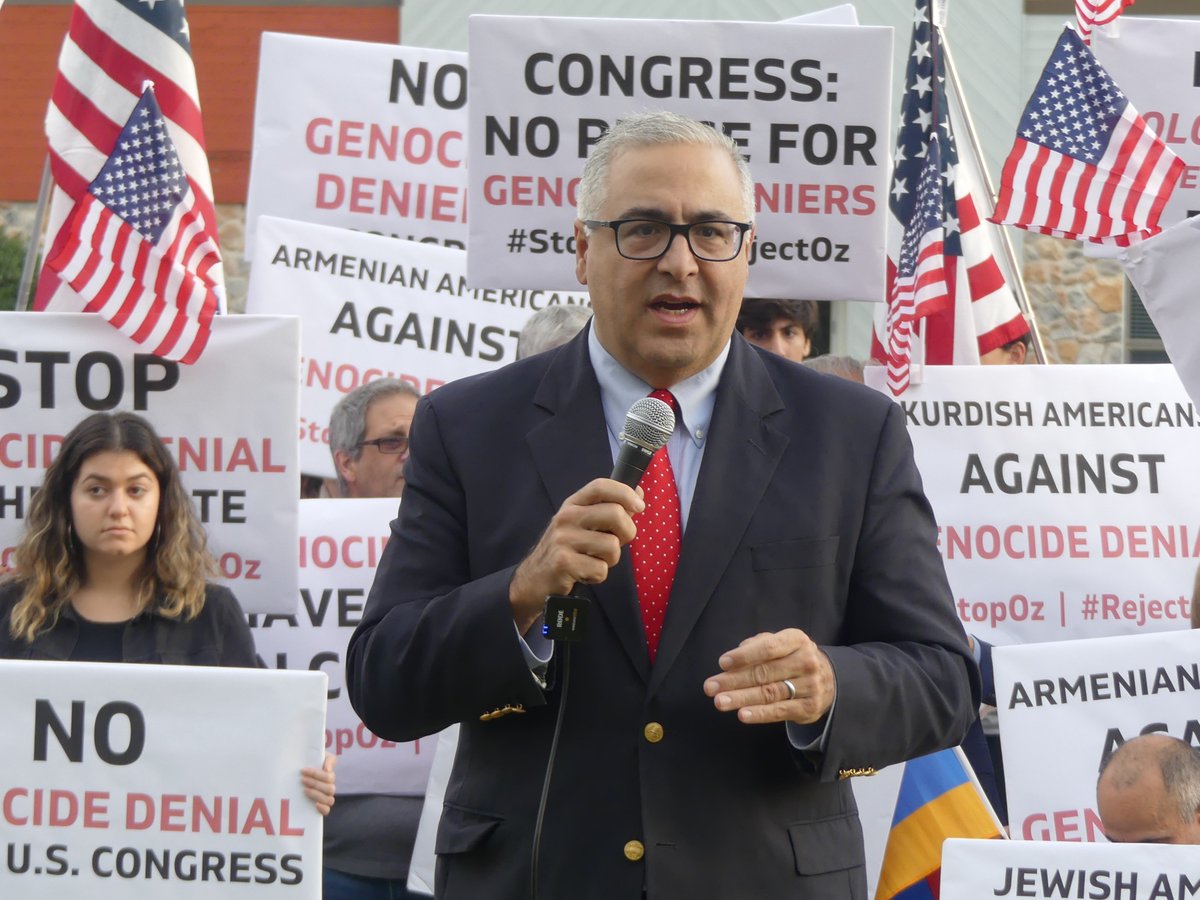 ANCA_DC's tweet photo. Organizers of the protest included the @ANCA_DC, @ANCA_ER, and @ANCPA local affiliates, @RabbiShmuley, who leads the World Values Network, and  @HellenicLeaders. #StopOz https://t.co/HShpNlxM1t