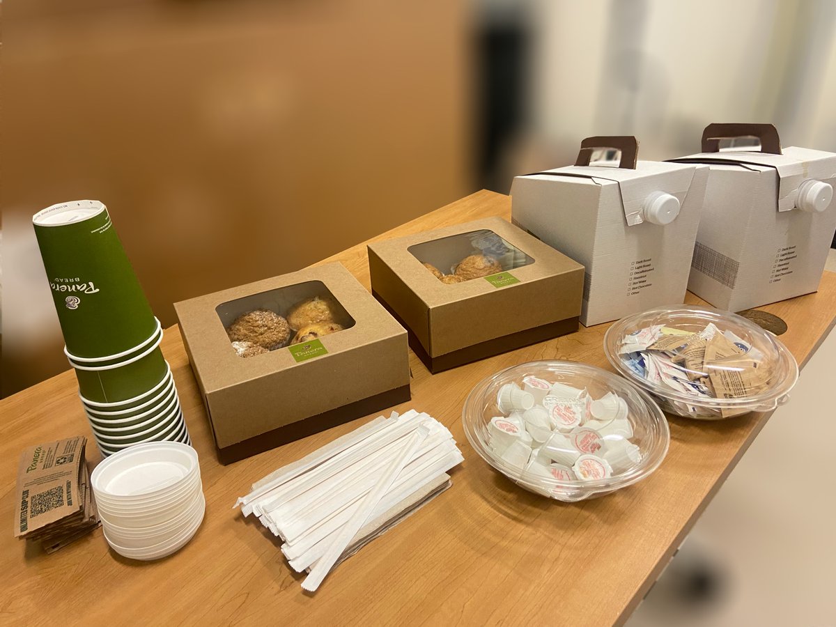 Happy Healthcare Security and Safety Week to the amazing security team we have here at Lowell CHC. As a small thank you, the team enjoyed some coffee and baked goods this morning. Thank you for all you do!