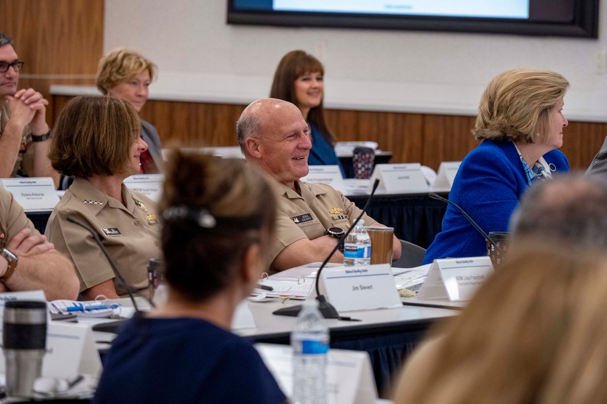USNavyCNO's tweet photo. #GetRealGetBetter is a call to action for every leader, at every level – including here in DC. Great content coming out of the Three and Four Star Flag Officer Symposium today focusing not only on where we are now, but where we want to be, and how we plan to get there. https://t.co/Tt7yrZ8v61