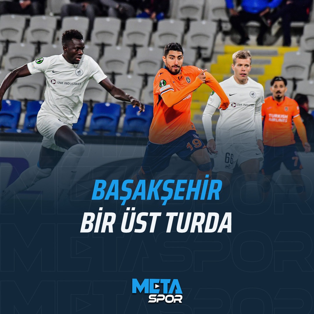 metasportr's tweet photo. 💥| Başakşehir, Rigas Skola'yı Başakşehir Fatih Terim Stadı'nda 3-0 mağlup ederek UEFA Konferans Ligi'nde adını bir üst tura yazdırdı. 

⚽️ Deniz Türüç 11'
⚽️⚽️ Stefano Okaka 45,72' 

#IBFKvRFS #Başakşehir #ConferenceLeague #Metaspor https://t.co/5w6s3TuP2Q