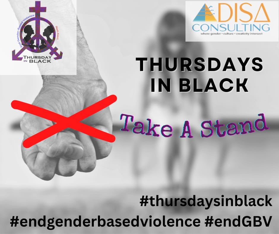 pathopeyp's tweet photo. Wear black on Thursdays like mom and me in solidarity and support showing resilience and resistance to reduce Gender based violence (GBV). https://t.co/ckMv6Afqz1
