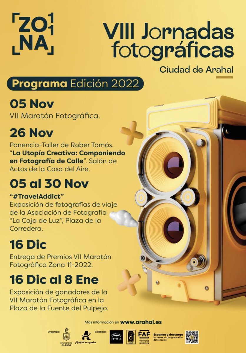 ¿Te gusta la fotografía? 

VIII Jornadas fotográficas “Ciudad de Arahal” #Arahal