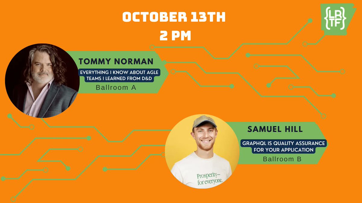 Check out our lineup and room locations for 2PM today! #LRTF2022