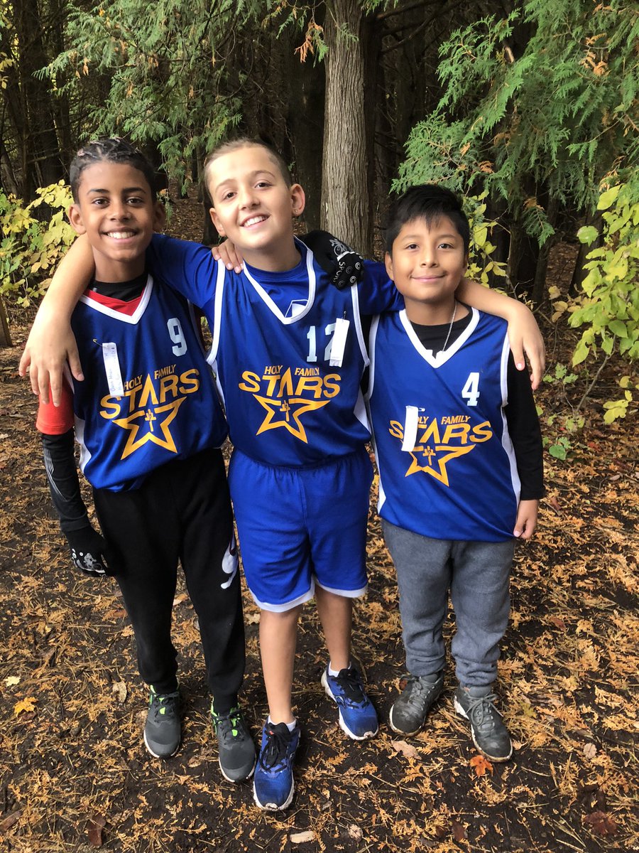 Congratulations to our Grade 6 girls and boys on a job well done at the family Cross Country Meet. <a href="/FaustaNaccarato/">Fausta Naccarato</a> @MrsReillyStars <a href="/HOFAM_DPCDSB/">Holy Family DPCDSB</a> #StrongerTogether