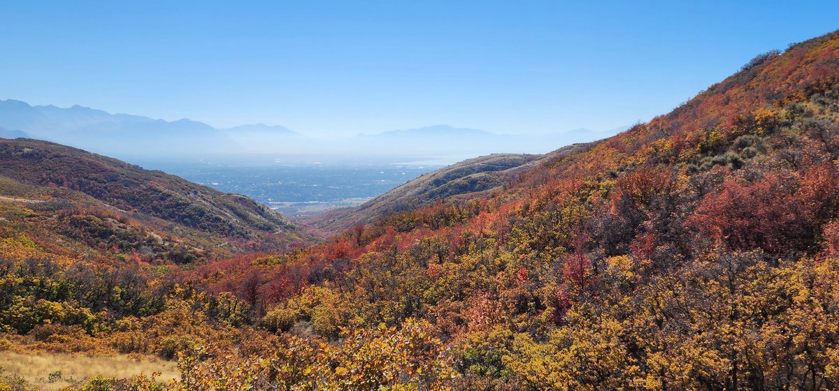 Morning mountain hike to see the fall colors. Maple Hollow trails are perfect! 🍁🍂🌿🌞🦋