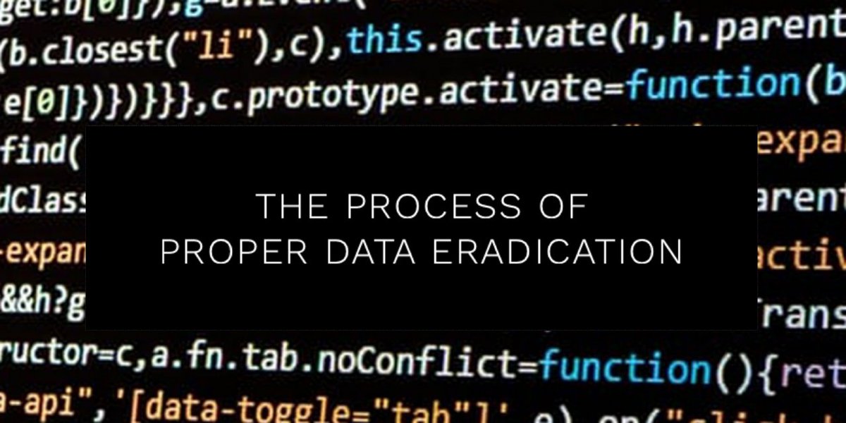SNIAcloud's tweet image. Read this SNIA blog for a baseline standard on how to sanitize data by media type according to accepted industry categories of Clear, Purge, and Destruct #MediaSanitization #StorageSecurity #IEEE bit.ly/DataEradication