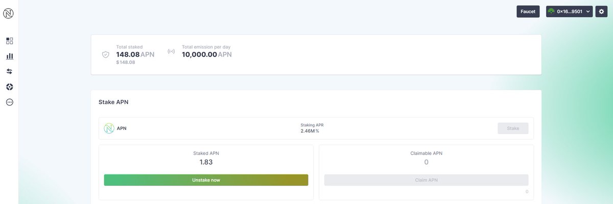 Slevensy_'s tweet photo. Completed all the tasks, supply, borrow, repay, withdraw, stake, unstake, and claim. Platform user interface is really good
0x1693402efc4b13041d08229e51456fad5048d971ea8feda24c39285ab0f69501
#Aptos #AptosEcosystem #AptosMovement #LFM #AptinFinance #AptinDevnet https://t.co/0i4KVwQoJG