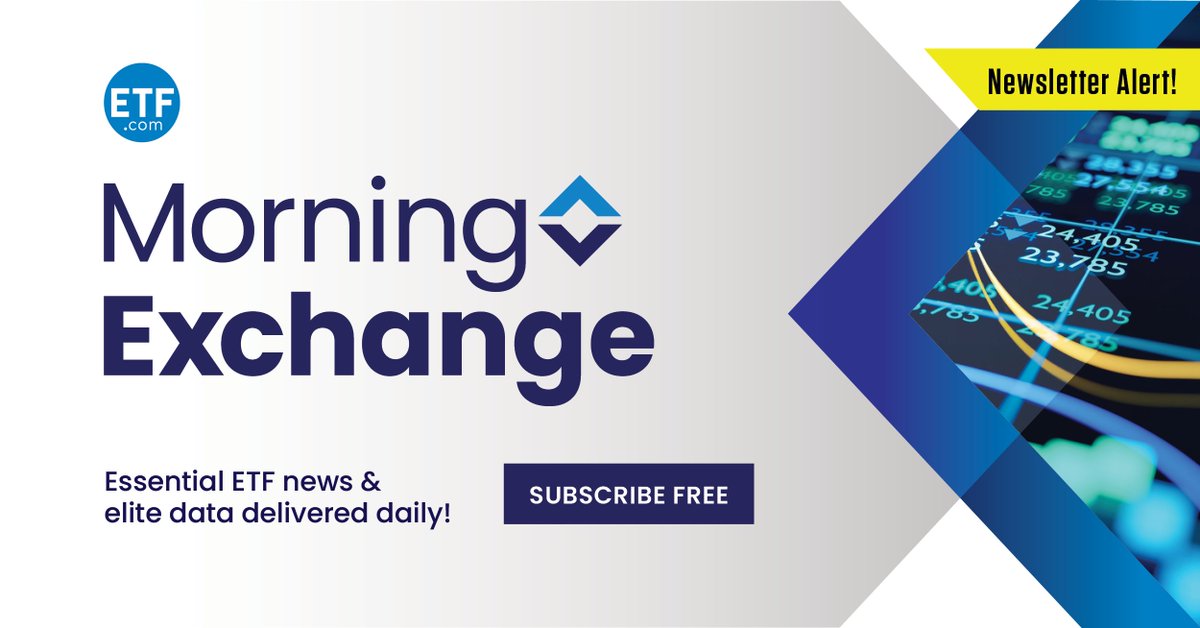 Start your morning with the day's top ETF news. Subscribe to our free daily newsletter here: bit.ly/3Cik20G #ETFs #ETF #newsletter