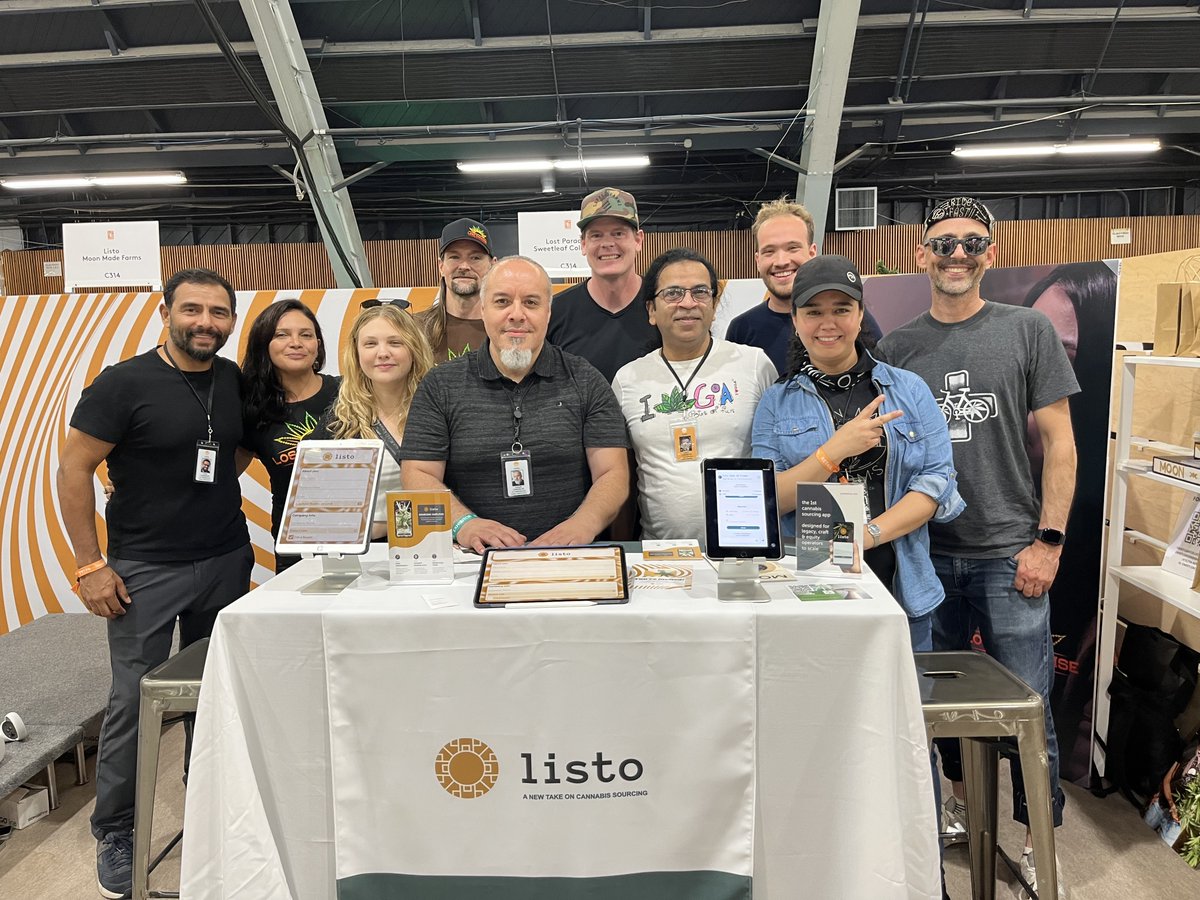 ciclo_solutions's tweet photo. What a week! Our team is reflecting today with deep gratitude.
We are grateful to our staff, our partners @lostparadiseorganics @moonmadefarms @sweetleafjoe for a joyful and successful launch of our new sourcing app, Listo.
#hallofflowers #hallofflowers2022 #sourcewithListo https://t.co/rpQGaIAyPT