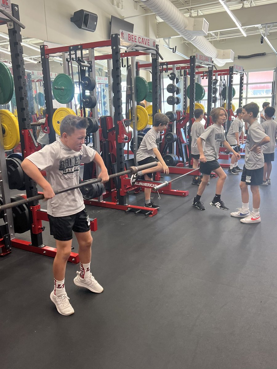 Pre-Athletics adding High Pulls to their core lifts 🏋️