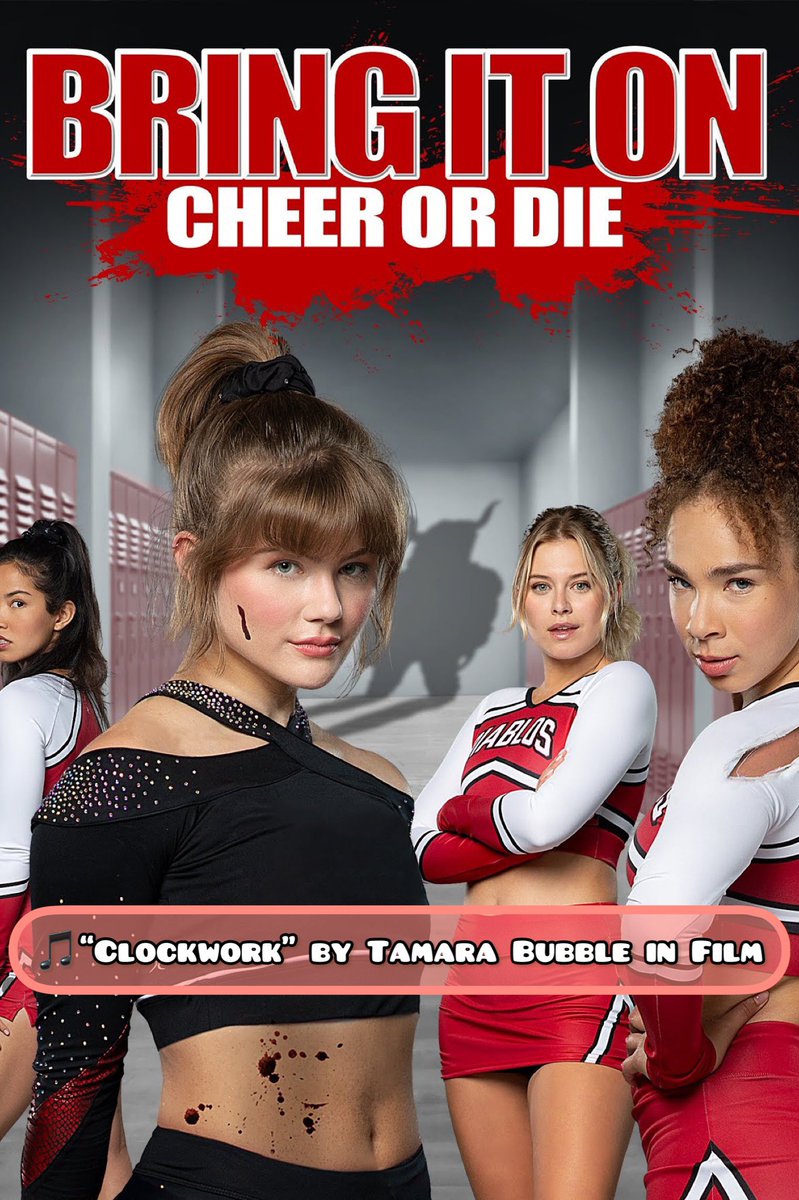 TamaraBubble's tweet photo. REPOST 😝🙌🏽 @forgoodnesssync : 🗣 Listen up for 🎶 "CLOCKWORK" by @pauliepreset x @tamarabubble in 🎞 Bring It On: Cheer or Die on  @syfy (premiere) + NOW STREAMING on @hulu LIVE (premium subscription) ... #ForGoodnessSync ‼️ … https://t.co/pskTWcR0Ov https://t.co/RMGgwNvM9X