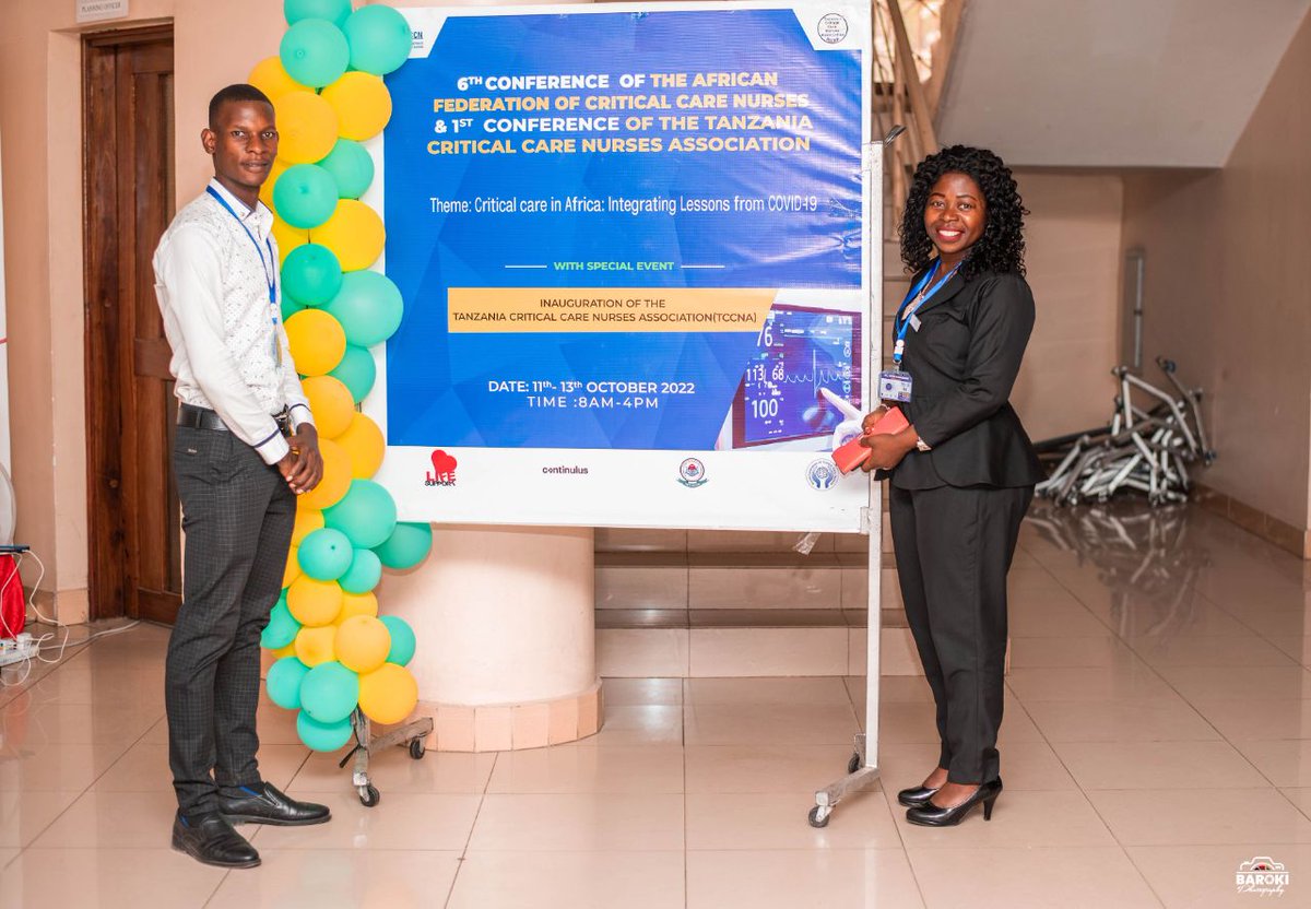 AdeltusMaxmili1's tweet photo. It was a great honour to get chance in 6th Conference of African Federation of critical care Nurses &amp;1st conference of the Tanzania critical care Nurses Association (TCCNA) together with Inauguration of TCCNA under effort made by Dr . Fatina on the right. @t_ccna @unsata_muhas https://t.co/7o1Iw72CHt