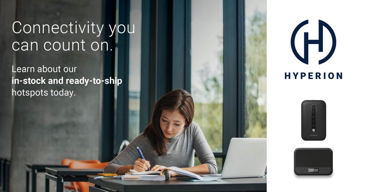Hyperion_Prt's tweet photo. Get reliable LTE connectivity for your devices with our hotspots TODAY! Our diverse, in-stock inventory is waiting for you.
https://t.co/CkBPhlWie2
#Hotspot #VirtualSchool #RemoteWork #ConnectivitySolutions #MasterAgent #HyperionPartners https://t.co/aWKxufdSSh