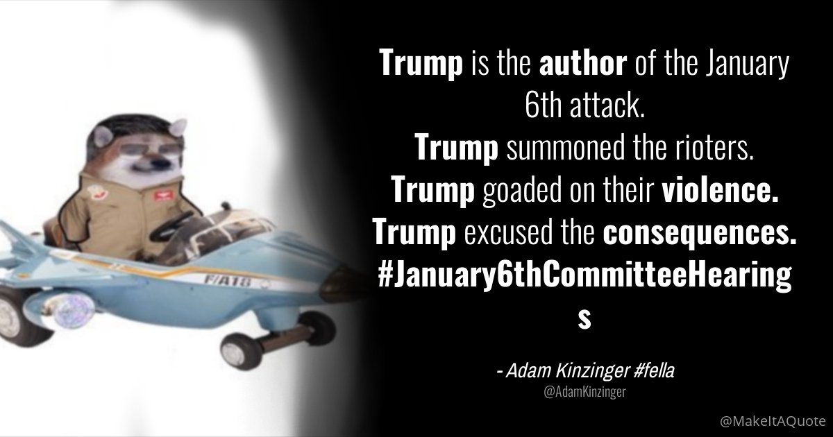 .@AdamKinzinger puts it perfectly 

#January6thCommitteeHearings 
#Jan6Hearings 
#Jan6Justice