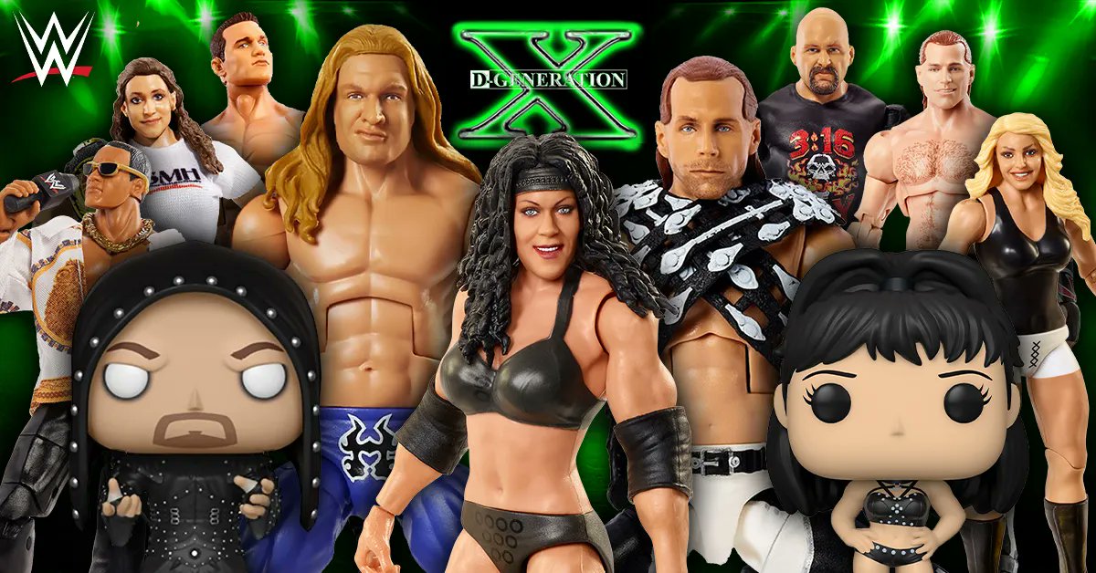 The @WWE DX 25th Anniversary Celebration is happening today, and what better way to celebrate than with some WWE Action Figures! Reenact the fights with your own Triple H and Shawn Michaels! Pre-order them here now. eearth.us/?l=2r8z75