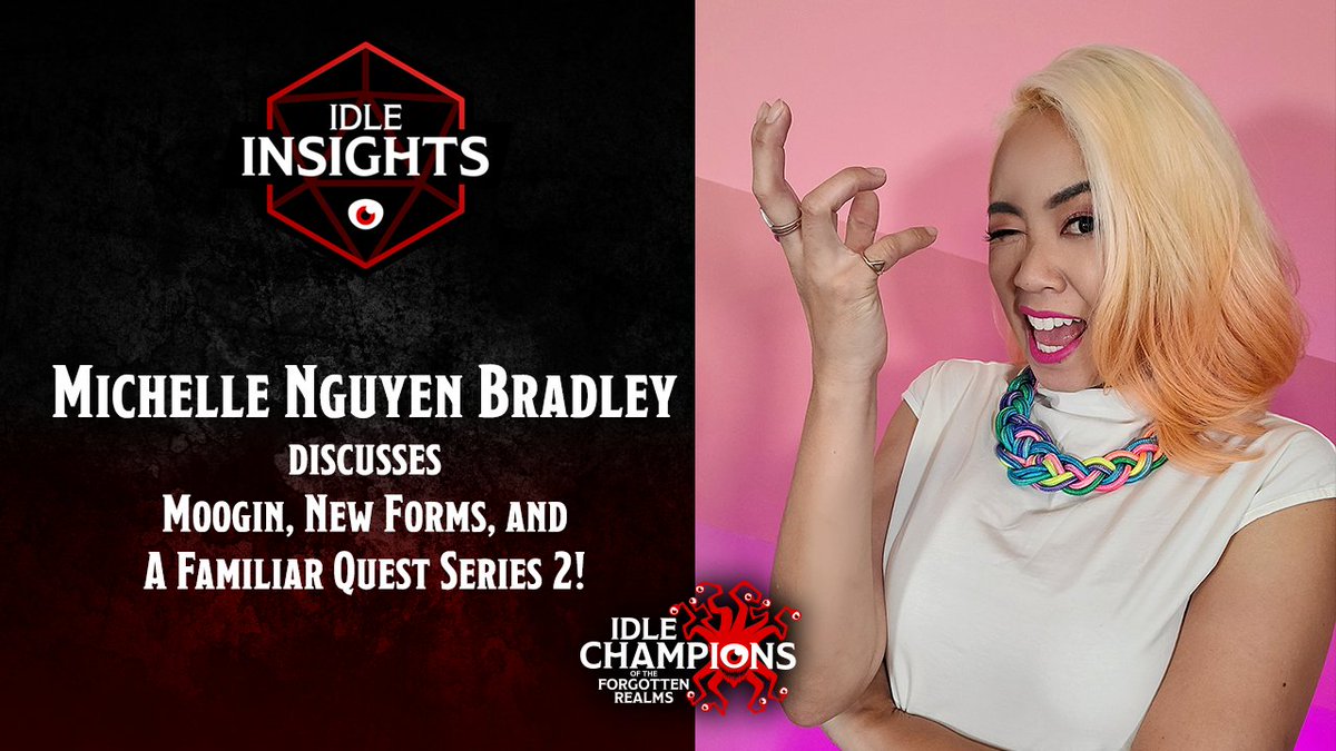 idlechampions's tweet photo. This week host @TheTreavor sits down with @iamchubbybunny! They'll discuss her character Moogin, New Forms, and A Familiar Quest Series 2!
#dnd @Wizards_DnD #AFQ2
Join the chat at 1pm Pacific on https://t.co/MdzGPxtWob https://t.co/IdtoHhaW6c