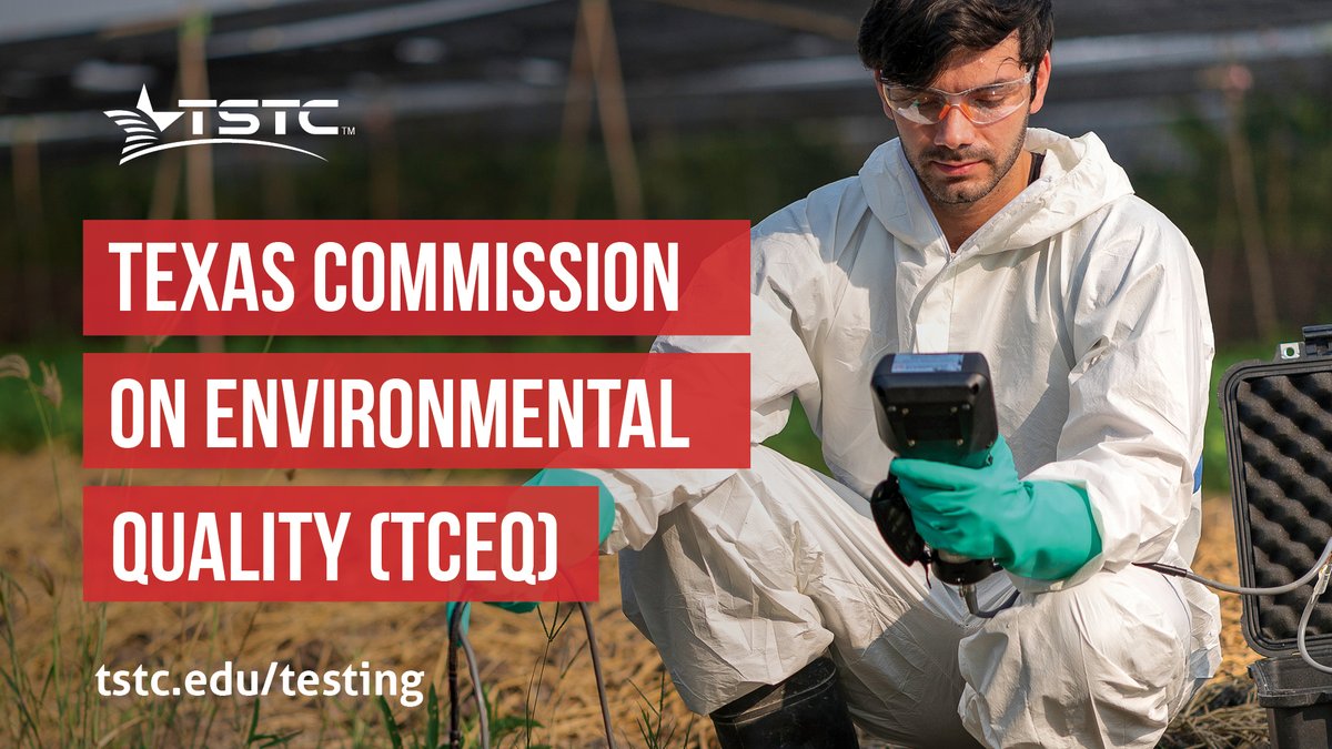 TCEQ is the environmental agency for the state of Texas and offers computer-based testing for occupational licenses such as Groundwater Operator, Landscape Irrigation Technician, Surface Water Operator, and Wastewater Operator. For more information: tstc.edu/admissions/tes…