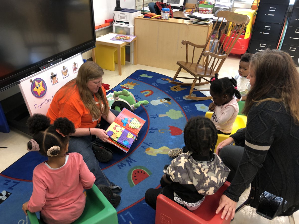 Trevvett_Elem's tweet image. Circle time with Ms. Rawls and Trevvett’s youngest students! Learning routines and new things is so much fun with this crew. #prek #embracingdifferences #theskyisthelimit