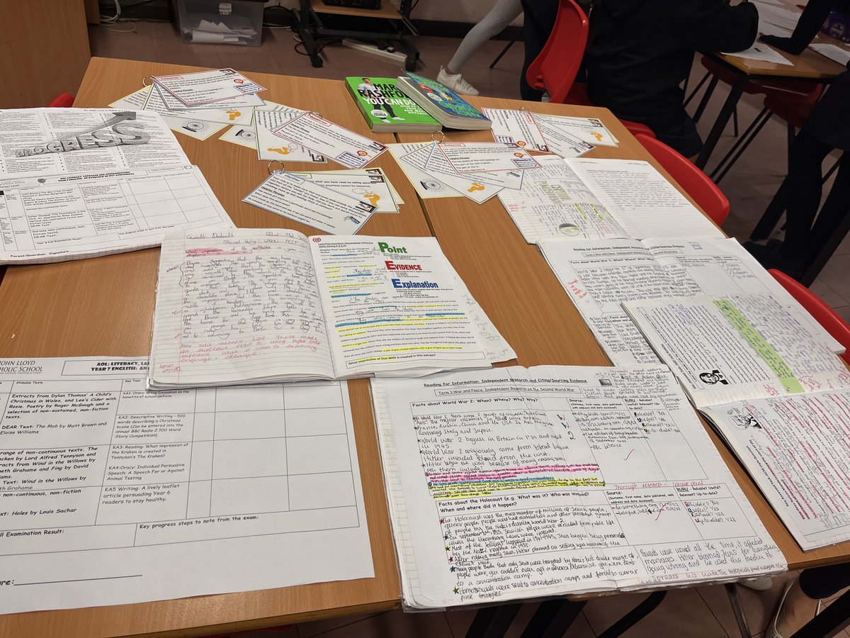 EnglishSjl's tweet photo. A great World Cup themed open evening for Years 5 and 6. Back of the net! #smallschoolbigideas @stjohnlloyd https://t.co/Khmns1qUpF