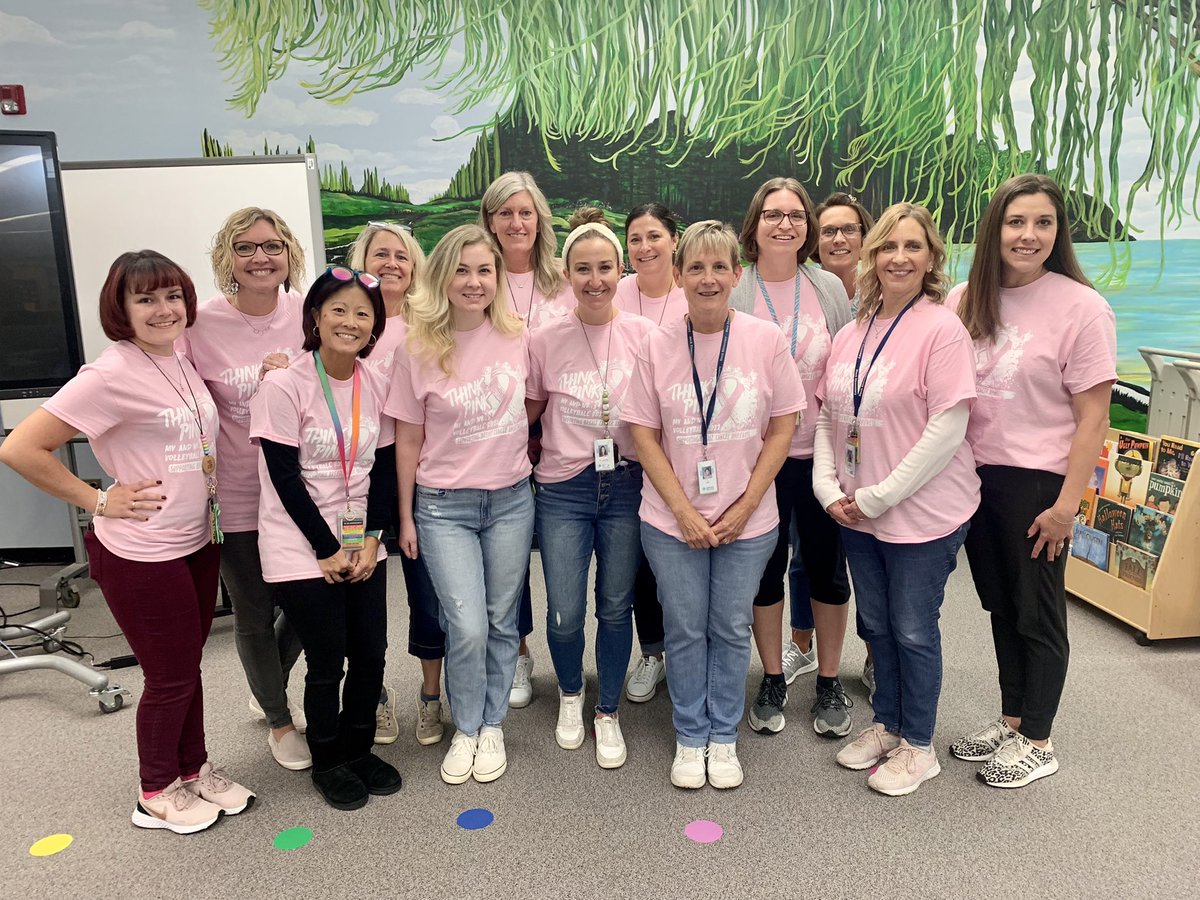 <a href="/steckeagles/">Steck Elementary</a> supporting the Think Pink Foundation! Good luck to all levels playing tonight! 
 <a href="/meteagirlsvb/">Metea Girls VB</a> <a href="/NV_Volleyball/">NVHS Girls Volleyball</a>
💞🏐💞
