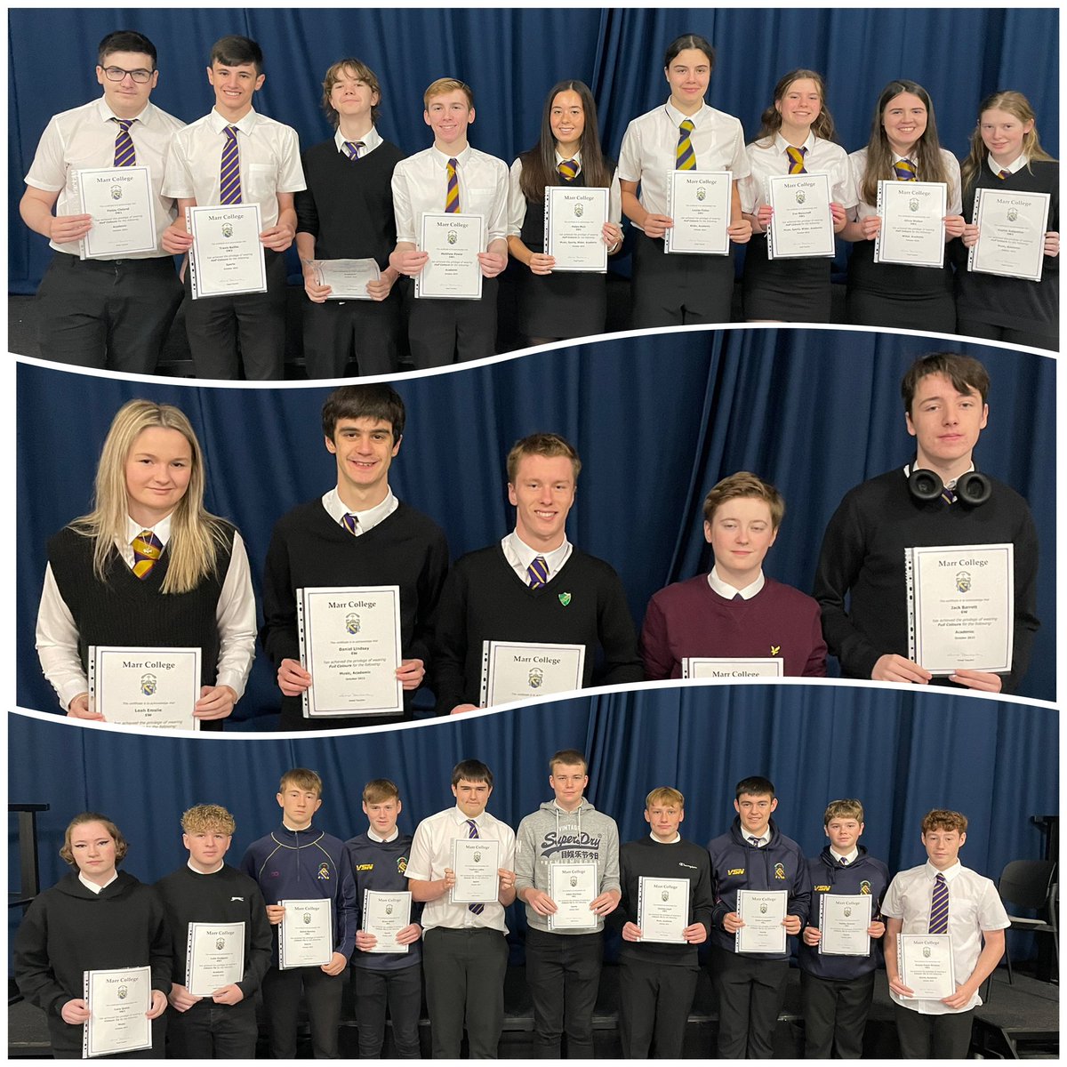 Marr College tweet media