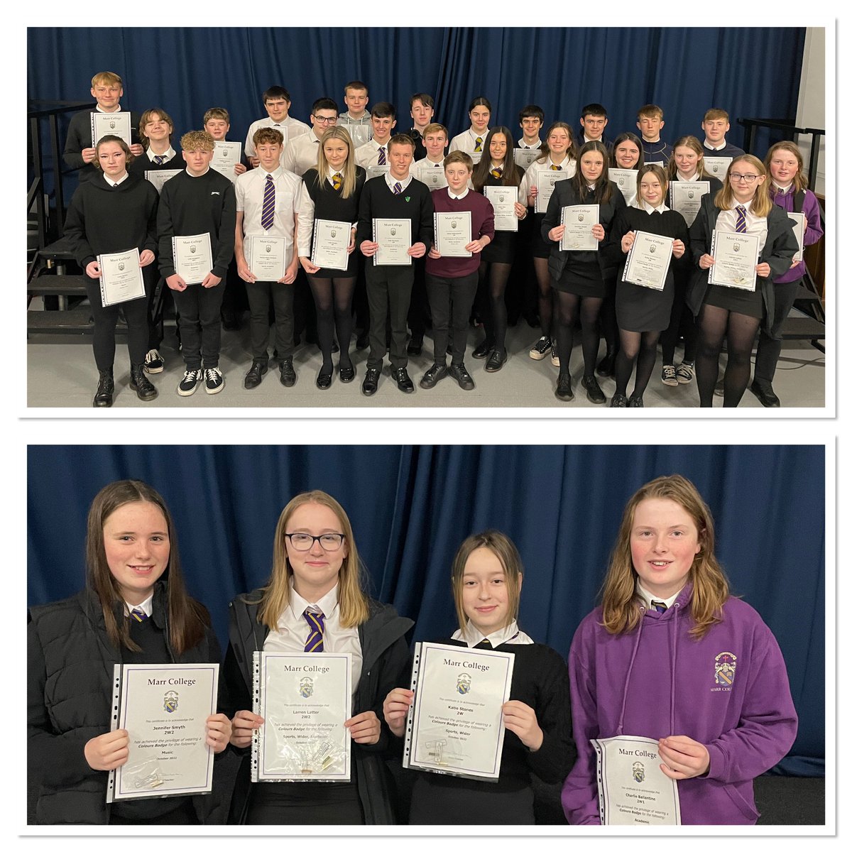 Marr College tweet media