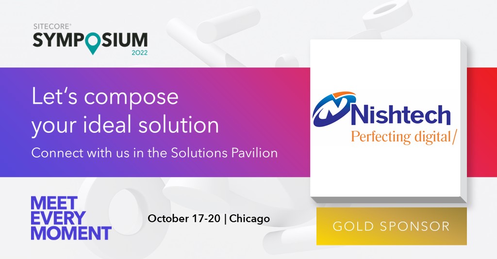 We at <a href="/Nishtech/">Nishtech</a> are very excited to be part of this year <a href="/Sitecore/">Sitecore</a> #SitecoreSYM as a Gold Sponsor. 

Stop by our #booth332 and say hello.

nishtech.com/sitecore-sympo…

#perfectingdigitalsolution #TeamNishtech