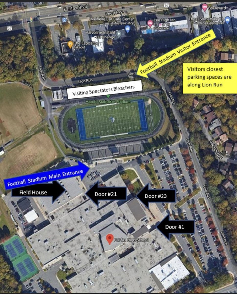 WTW vs FF
10/20 | 7:00 | $5 | Jersey Out Theme
Please refer to the map for the visitor gate along Lion Run Drive

Pre-pay 
etix.com/ticket/p/48446…