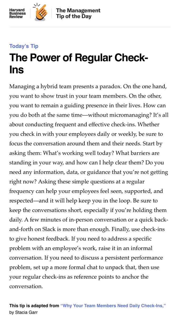 Asking simple, focused questions will lead to a powerful check-in that helps your people feel seen and heard. 

#checkins #leadership #coaching #leaders #leadershipdevelopment