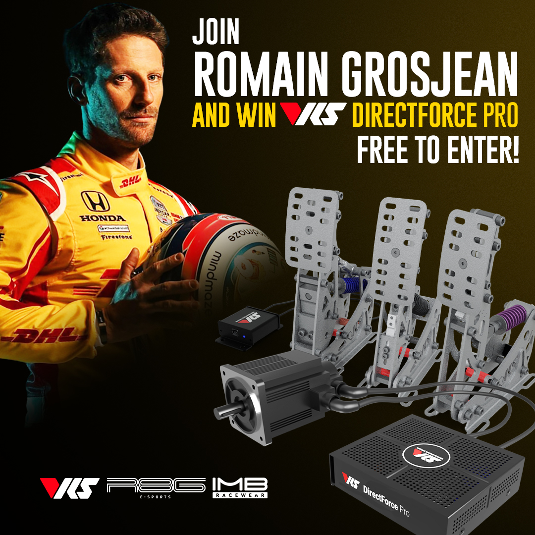 Enter to win a chance to hang out with @RGrosjean and win numerous prizes including VRS DirectForce Pro, a one year subscription to VRS, racing jerseys, gloves, signed tee shirt, and more. Click the link below to find out more. virtualracingschool.com/romain-grosjea…