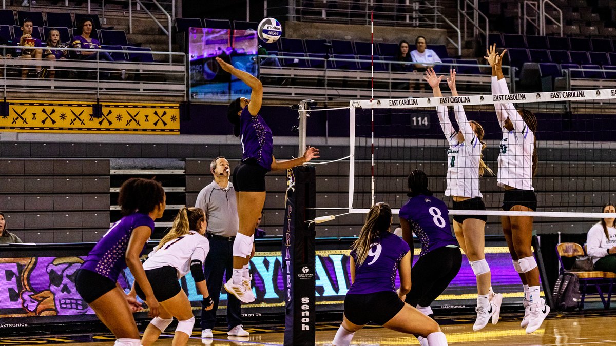 𝗣𝗥𝗘𝗩𝗜𝗘𝗪: <a href="/ECUVB/">East Carolina Volleyball</a> Battles South Florida And UCF In The Sunshine State - (bit.ly/3S16zQK) 🟣🏴‍☠️🟡