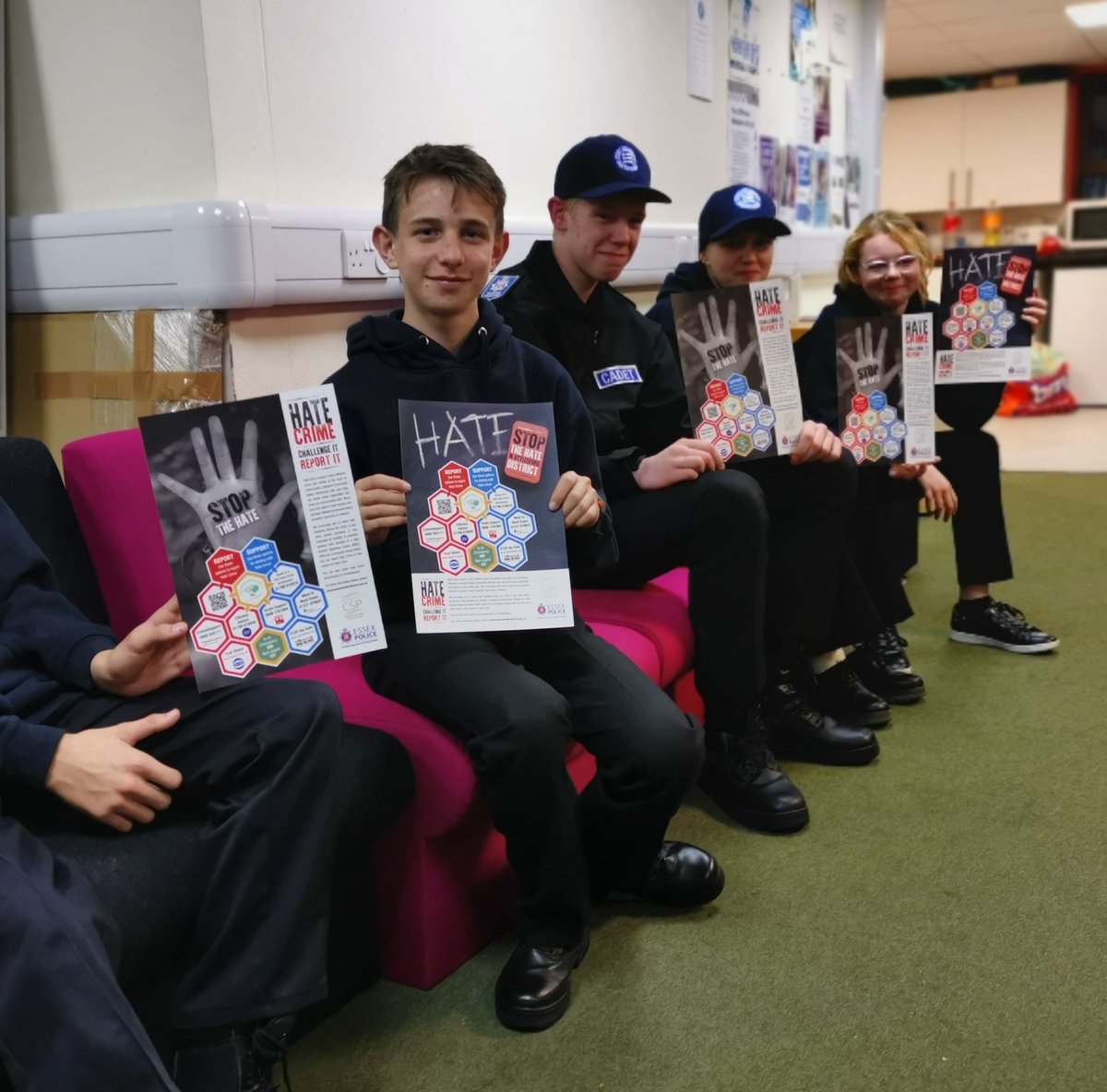 Hate Crime Awareness session this evening at Police Cadets.
#Stopthehate