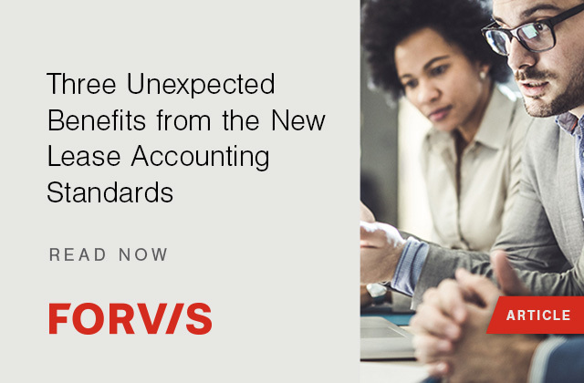 The new #LeaseAccounting standards have a deadline that is quickly approaching, so the time is now to take action. <a href="/FORVIS/">FORVIS</a> shows how your organization could experience unexpected benefits. bit.ly/3VntXeh