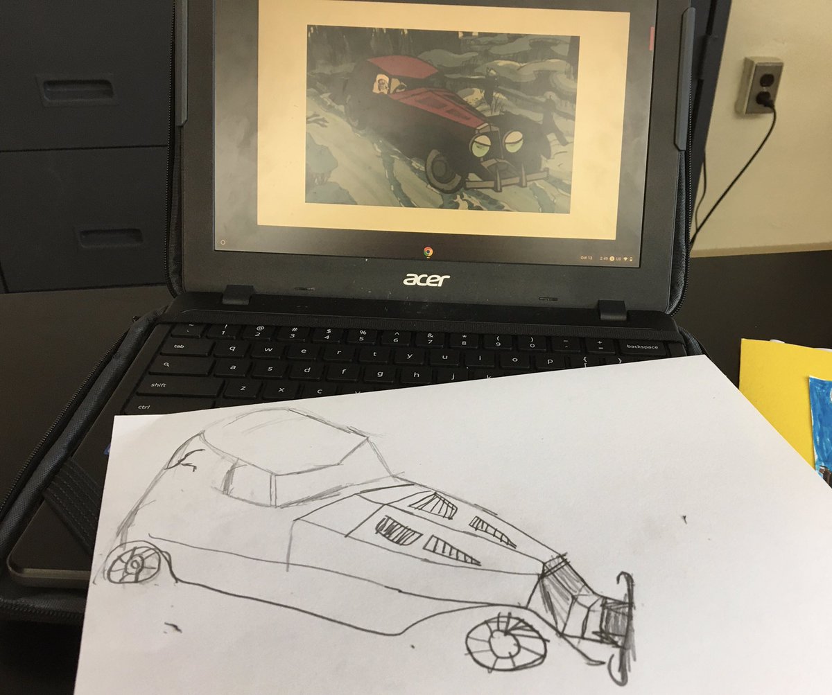 MsArchilaART's tweet photo. My 101 Dalmatians committee making concept sketches for our float and creating Dalmatian spots! They are SO excited! #teamworkmakesthedreamwork #Halloween #5thgrade #101Dalmatians #3Dart #RBBisBiA #Diegohasthebestsmile😂 https://t.co/jIDTZ7HwcM