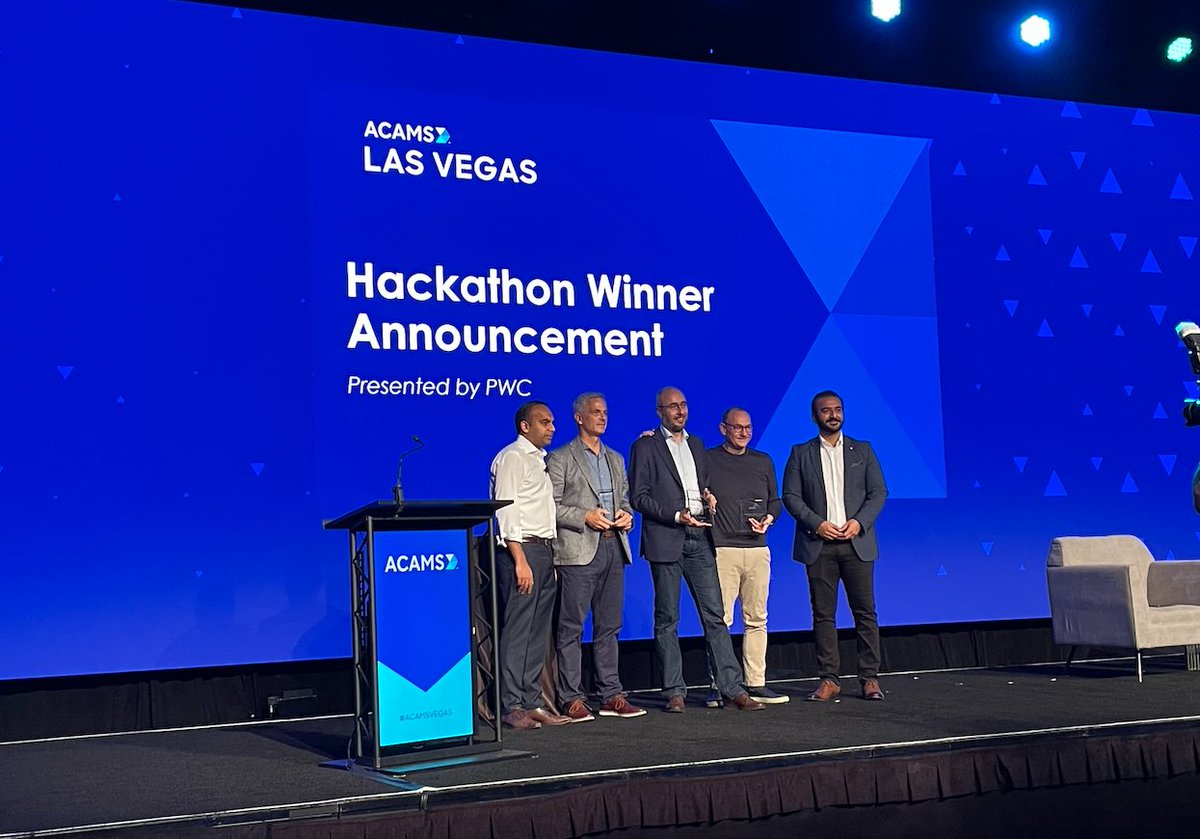 🏆 So proud to win “Digital Crime Fighter of the Year” for a second time at #ACAMSVegas hackathon! Sponsored by PwC, this challenge focused on sanctions evasion - an important topic as many organizations look to enhance existing systems and controls to detect suspicious behavior