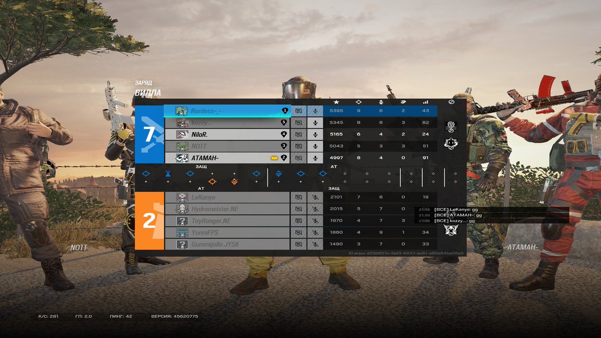 Today ended in a defeat, time to pick ourselves back up again.

#NoExpectation #R6S