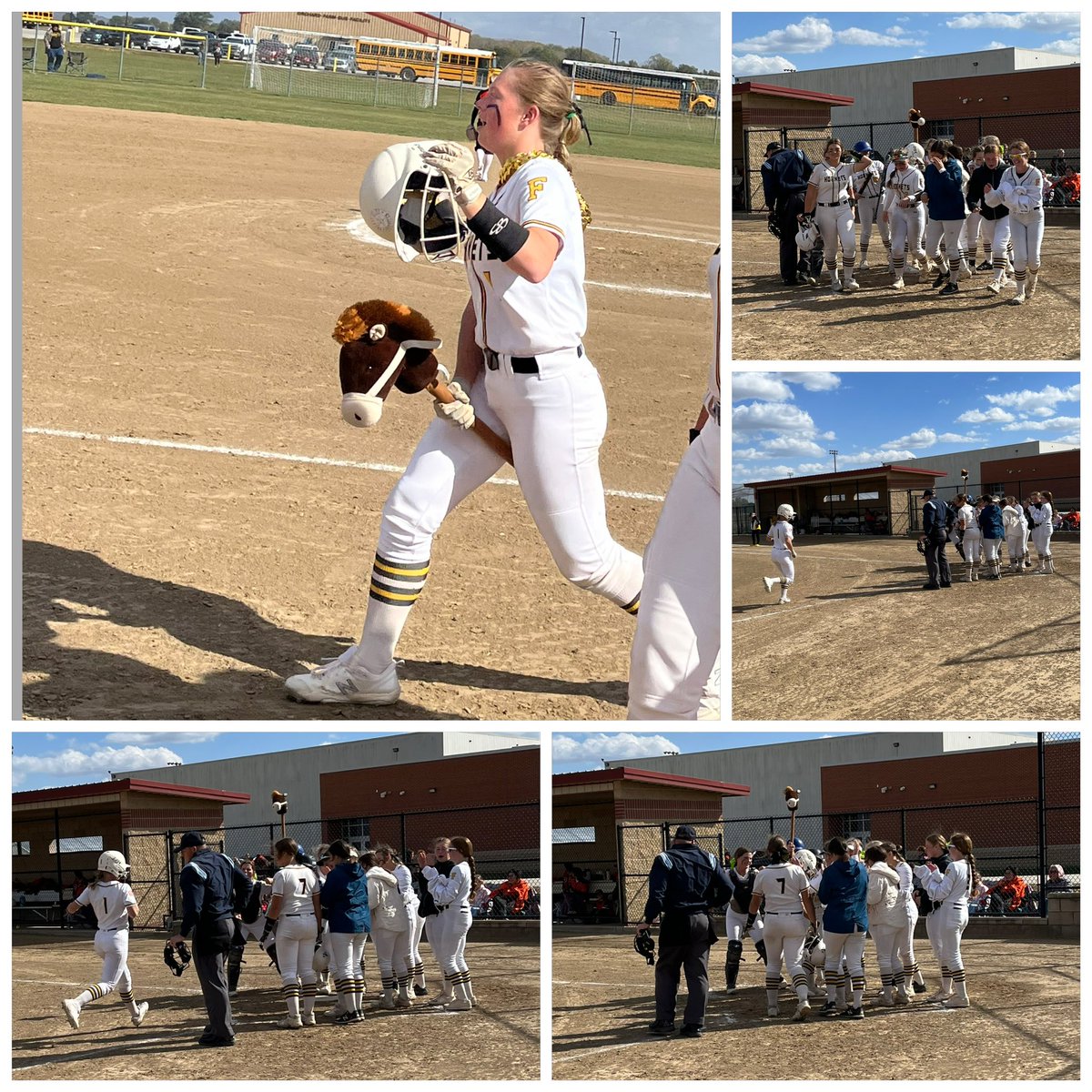 Not to let her sister have all the fun, Samantha Hedgpath hits a home run in the bottom of the 4th! 💣💪🏻👊🏻🖤💛🐝🥎 Hornets lead 9-1………. #FultonProud #HornetProud #girlsrule <a href="/FPSActivities/">Fulton Activities</a> <a href="/FHSHornets/">FHS Hornets</a> <a href="/RLCampbell13/">Robby Campbell</a>