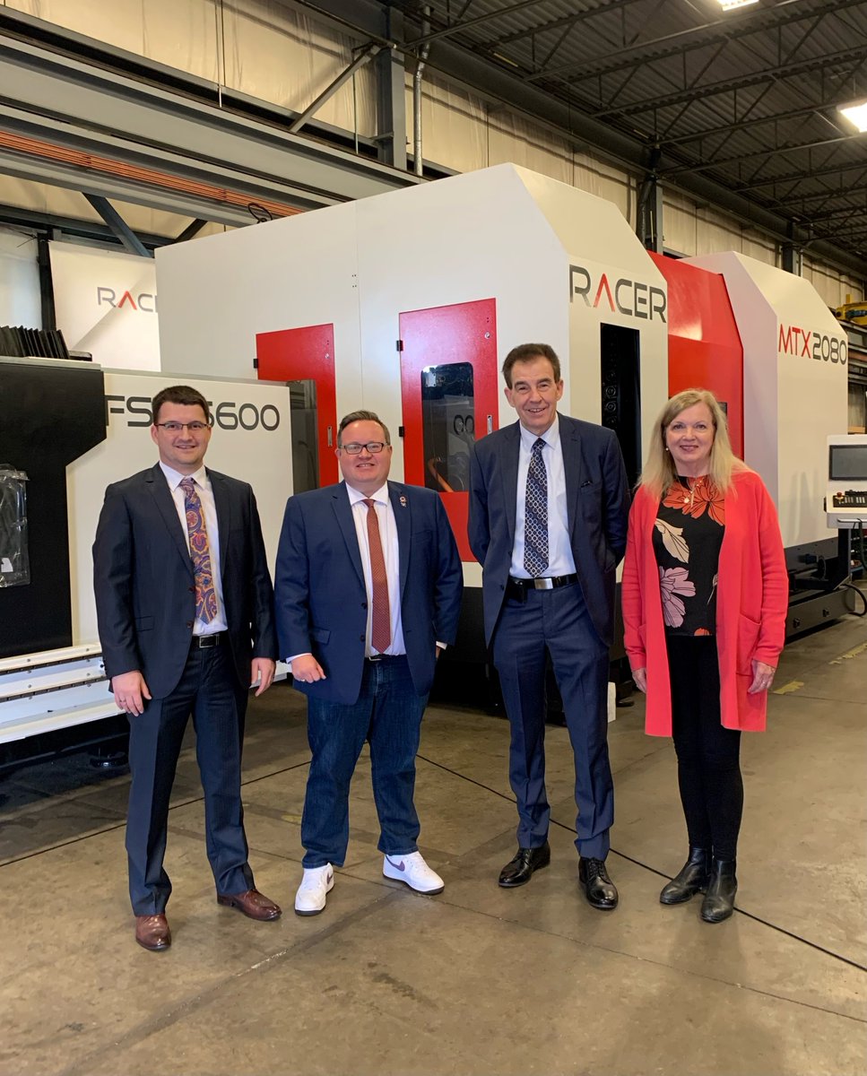 FedDevOntario's tweet photo. Today, MP Bradford announced a #FedDev Ontario investment of nearly $1.4 million for @RACER_CNC to improve productivity and competitiveness, support 31 jobs and position the company as a key player within the global aerospace supply chain.

News Release: https://t.co/gHY7FqnSHc https://t.co/7pVz3eVgON