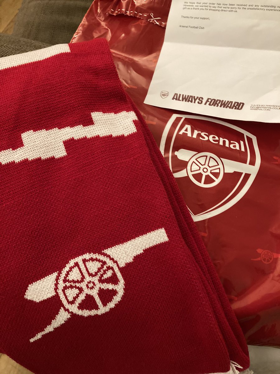 timniblock's tweet photo. Hats off to @Arsenal for its #CustomerService. I didn’t feel the need to complain for the delay and the product was well worth the wait, but they proactively decided to compensate me anyway. Now this part of Stockport and #northlondonisred https://t.co/OM0eprAfiX